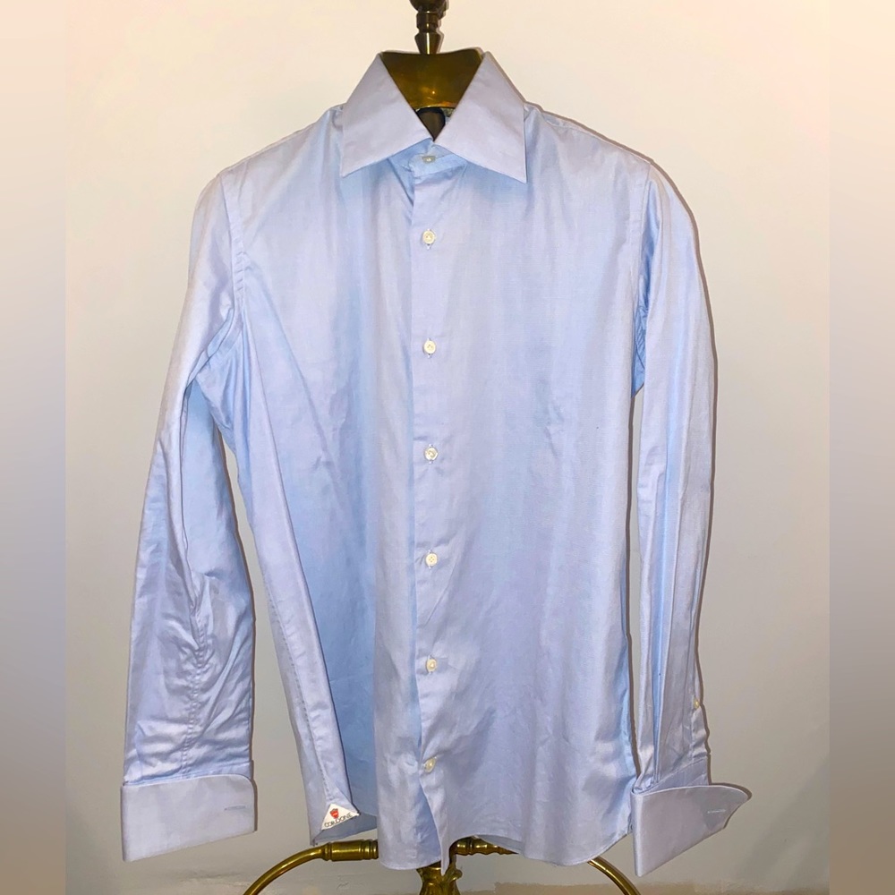 Cordone nine French cuff dress shirt, neck size 15 1/2 euro 39